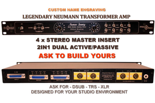 8 input professional studio mixer 8 Input Neumann Analog Summing Mixer