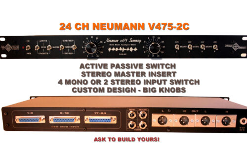 24×4 Neumann 2in1 Active Passive Master Insert Studio Summing Mixer