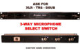 3 WAY MICROPHONE SELECT SWITCH 3-Way Mic Switch Microphone XLR Selector Switcher