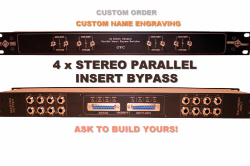 Stereo Parallel Insert Switch Analog Studio Mastering Insert Switch