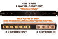 2 way in 3 way out studio monitor control