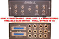 16 In - 4 Out Summing Mixer desktop mixer 16 channel dual insert