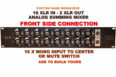 front side analog summing mixer
