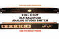 rackmount 2 in 6 out Analog Audio Studio Switch
