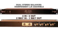 2-Way In - 1 Way Out XLR Selector Studio Switchh