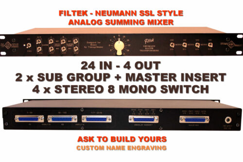 2 bus 24 ch summing mixer