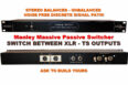 Manley Massive Passive switcher Manley Massive Passive XLR - TS Selector