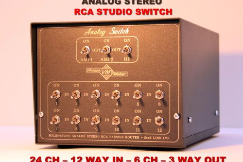 24-In / 6-Out RCA Analog Line Signal Router & Speaker Switcher – Audiophile HiFi & Studio