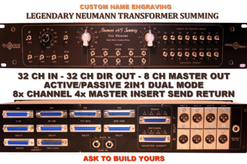 32 ch studio summing mixer 32x8 Neumann Summing Mixer