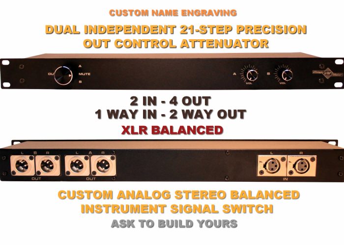 2x4 xlr BBM studio switch break before make
