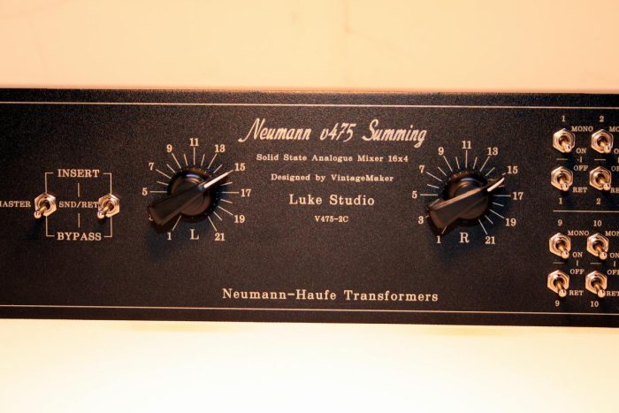 Luke Studio Summing Mixer 01 Luke Studio Summing Mixer 01