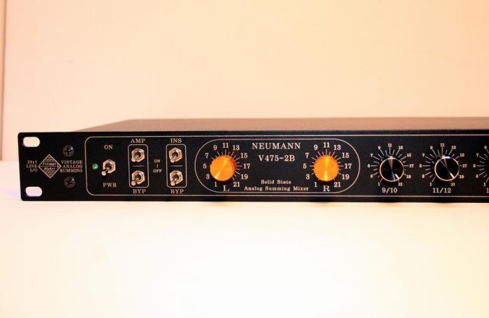 Neumann 2B 24 channel summing mixer 03 Neumann 2B 24 channel summing mixer 03