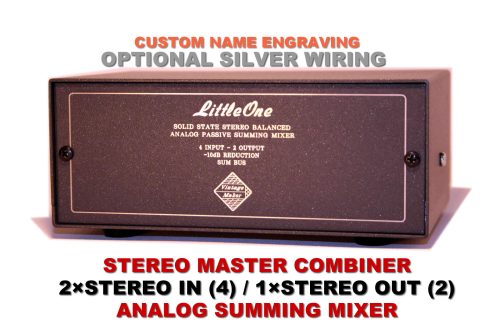 Stereo Master Combiner Summing Mixer Stereo Master XLR Summing Mixer