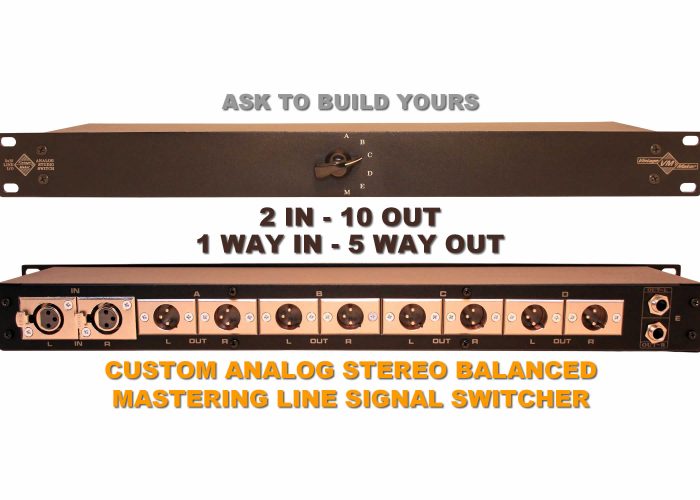 analog mastering switch 5 way