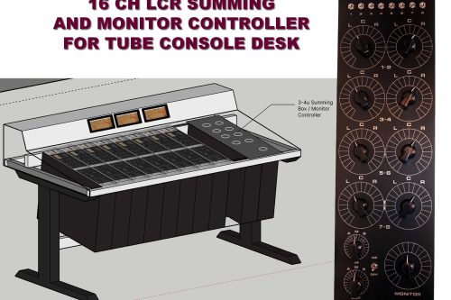 16 Channel LCR Summing & Monitor Controller for a UA 610–Based Tube Console