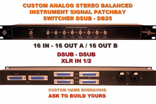 16 in 16 out patchbay switch Patchbay Instrument Signal Switcher