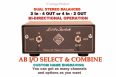 Analog speaker combiner switch studio signal