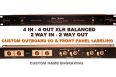 2-Way In / 2-Way Out XLR Switchstudio switch for StarNet