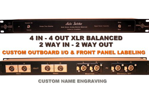 2-Way In / 2-Way Out XLR Switchstudio switch for StarNet