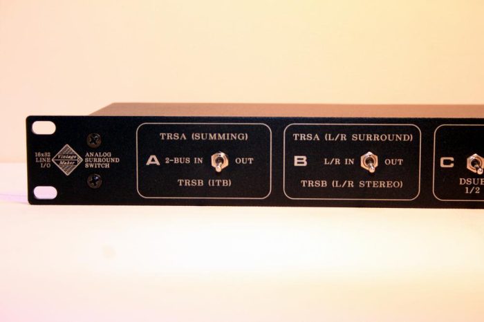 Surround Monitor Switcher control studio 3 Surround Monitor Switcher control studio 3