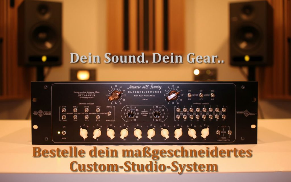 Maßgeschneiderte Analoge Summierer: Mastering & Monitor-Controller | VintageMaker 1 analog summierer mischer custom gear