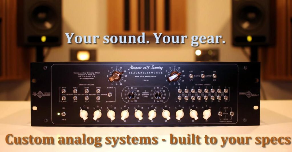 Custom Analog Summing & Mastering Systems | Bespoke Studio Gear – VintageMaker 1 Bespoke high-end analog summing mixer and mastering studio equipment handcrafted by VintageMaker in EU