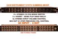 Hybrid Summing Mixer rackmount synth daw passive summing mixer