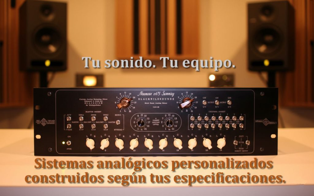 Sistemas Analógicos a Medida: Suma, Mastering y Mezclador de Monitoreo | VintageMaker 1 VintageMaker mixer analógico personalizado para estudio y mastering