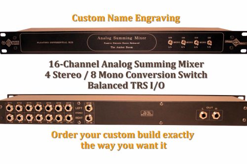 16 channel passive summing mixer