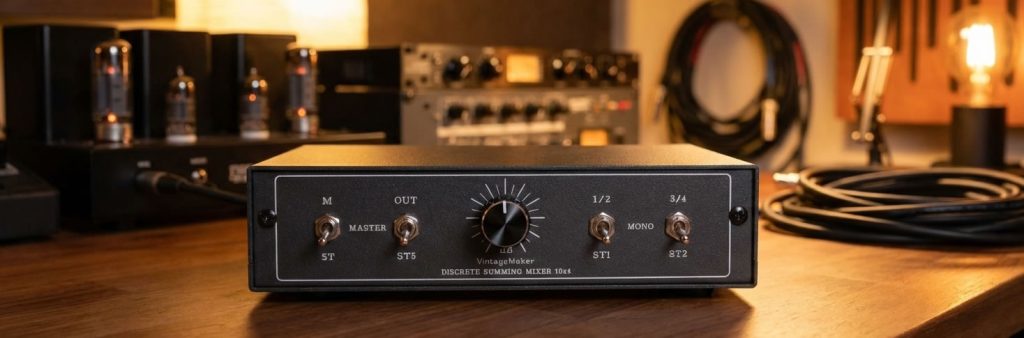 16-24 Channel Desktop Passive Summing Mixer 10 Desktop Passive Summing Mixer for butique studio