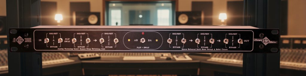 Audio Studio Mastering Insert Bypass 1 Studio Mastering Insert Flip Swap Bypass Switch for Outboards