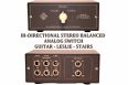 bi directional stereo balanced analog studio Guitar Leslie Switch