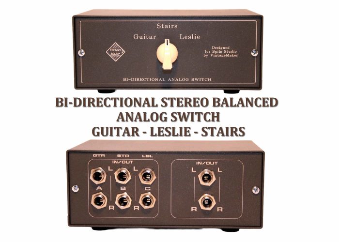 bi directional stereo balanced analog studio switch guitar leslie stairs vintagemaker bi directional stereo balanced analog studio Guitar Leslie Switch