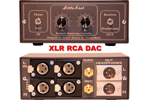 desktop DAC Headphone Rec RCA XLR Controller