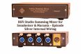 4 In 1 Out XLR Mono HiFi Studio Summing Mixer – for Sennheiser EM, Marantz & Episode