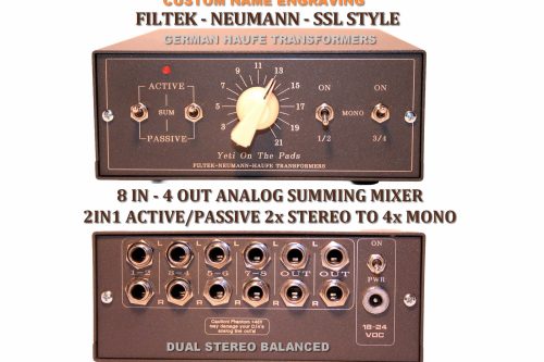 neumann ssl audio transformer desktop summing mixer