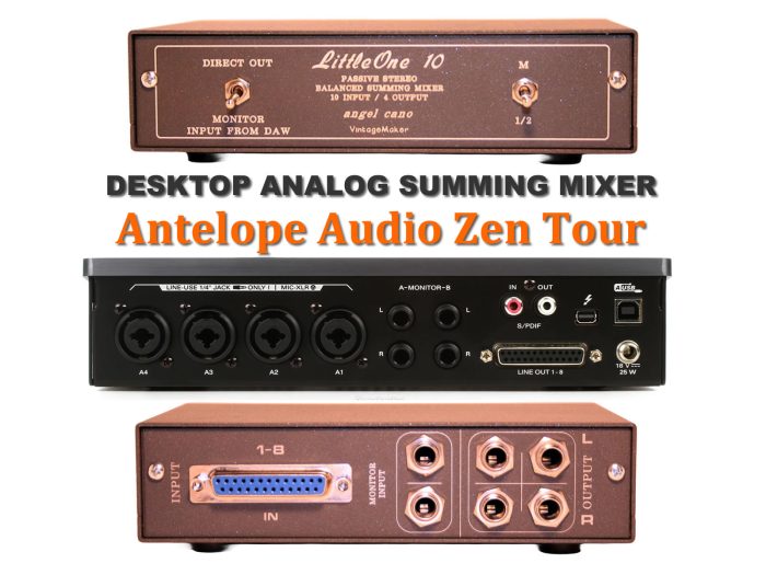 Antelope Audio Zen Tour summing mixer - 10-Channel Analog Summing Mixer for Antelope Zen Tour