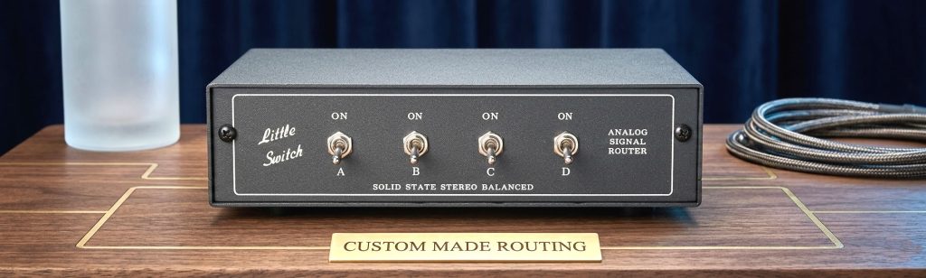 Desktop Portable Studio Line Switch Analog Speaker Instrument Line Select Control Switcher Box 1 Studio Desktop Switch