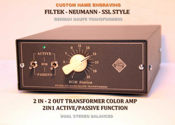 neumann ssl audio transformer color amo 2 in 2 out