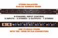 8x2 Passive Summing Mixer with Precision Input Attenuators – XLR / TRS / DB25 I/O 1U 8 ch volume control summing mixer