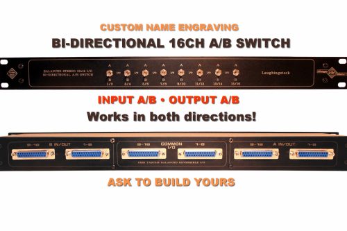 2 Way 16 Channel to 2 × 16 Channel Analog Studio Switch