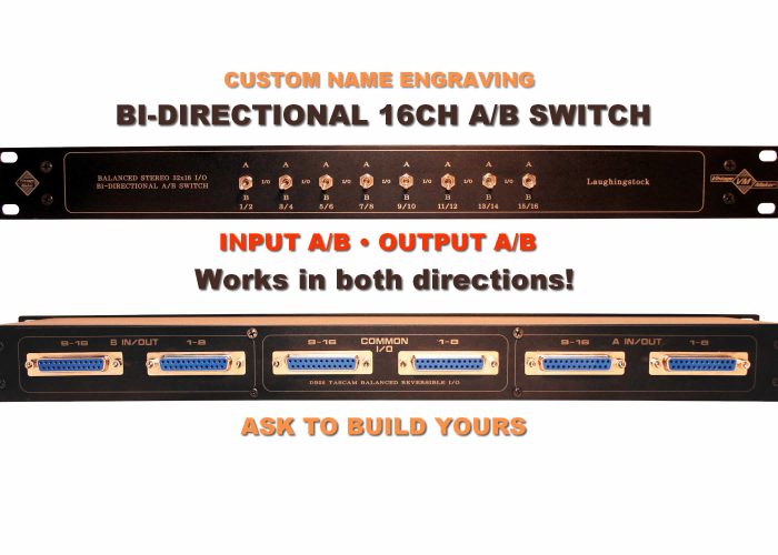 2 Way 16 Channel to 2 × 16 Channel Analog Studio Switch 2 Way 16 Channel to 2 × 16 Channel Analog Studio Switch