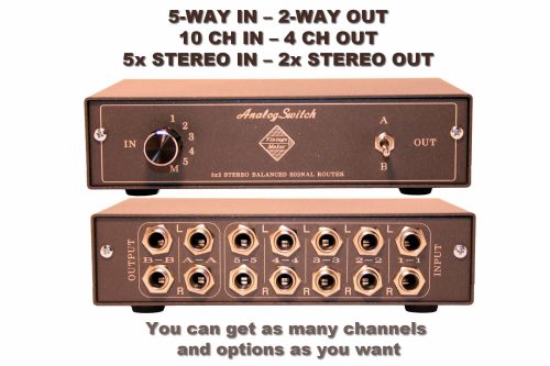 Little Switch 10×4 TRS Balanced Studio Signal Router & Monitor Controller