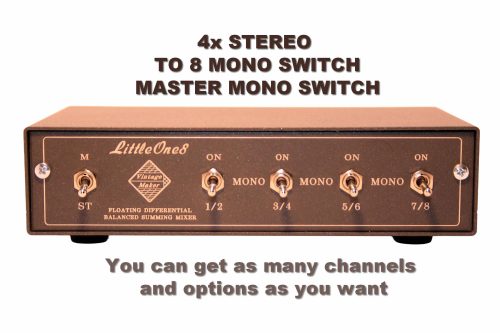 studio summing box mixer passive