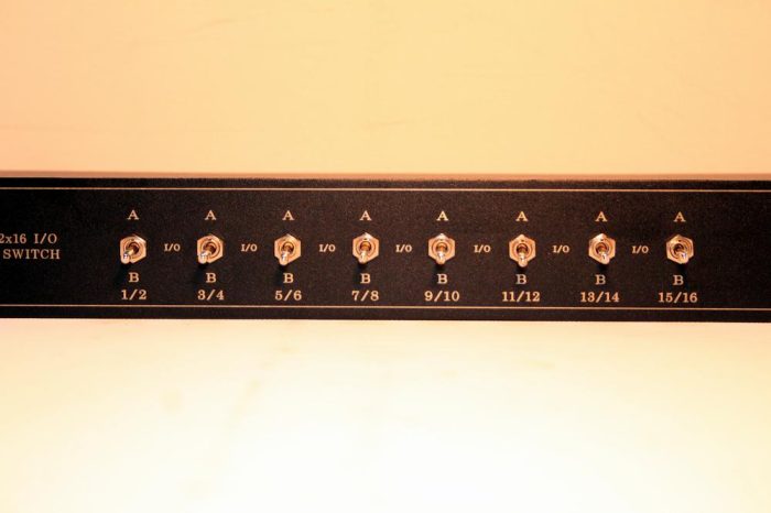 OG Title 2 Way 16 Channel ↔ 2 × 16 Channel Bidirectional DB25 Studio Switch — VintageMaker unique studio name 02