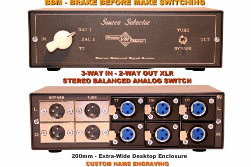 dac source xlr bbm switch