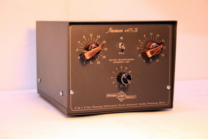 Desktop XLR Neumann 1 Desktop XLR Neumann 1