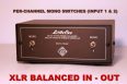 XLR summing with per channel mono switch LittleOne 4-Ch XLR Desktop Analog Studio Summing Mixer – Ch 1/2 Mono Sum Switch