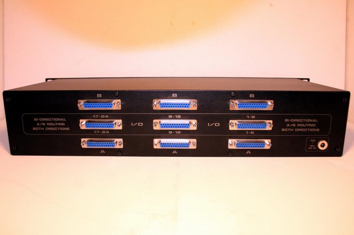 24 ch analog studio A B switch 24 ch analog studio A B switch