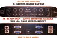 8 x Stereo Mastering Insert Bypass & Flip-Swap – I/O Precision Attenuator